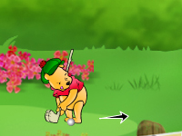 لعبة الجولف الرائع مع الدب بوو