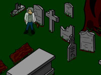 لعبة مقبرة الاشباح